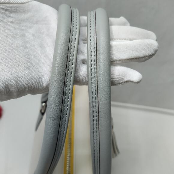 Coach Legacy Colorblock Candace Cream Leather Carryall Satchel Shoulder Bag - Picture 8 of 16